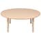Flash Furniture Round 45 W, 45 L, 23.75 H, Plastic, Steel, Brown YU-YCX-005-2-ROUND-TBL-NAT-GG - alternate 8